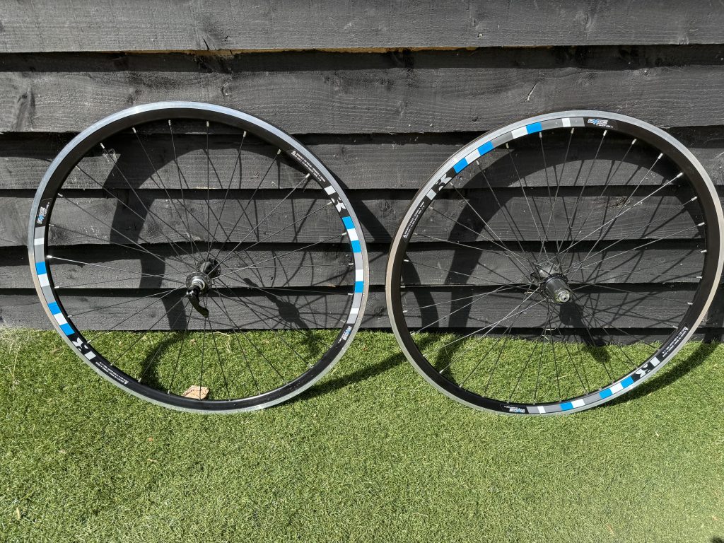Ryde 700c x 13mm alloy wheelset probably 10/11 speed freehub