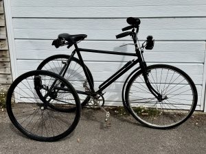 Halford Tricycle circa 1900 – 1” pitch block chain right hand drive
